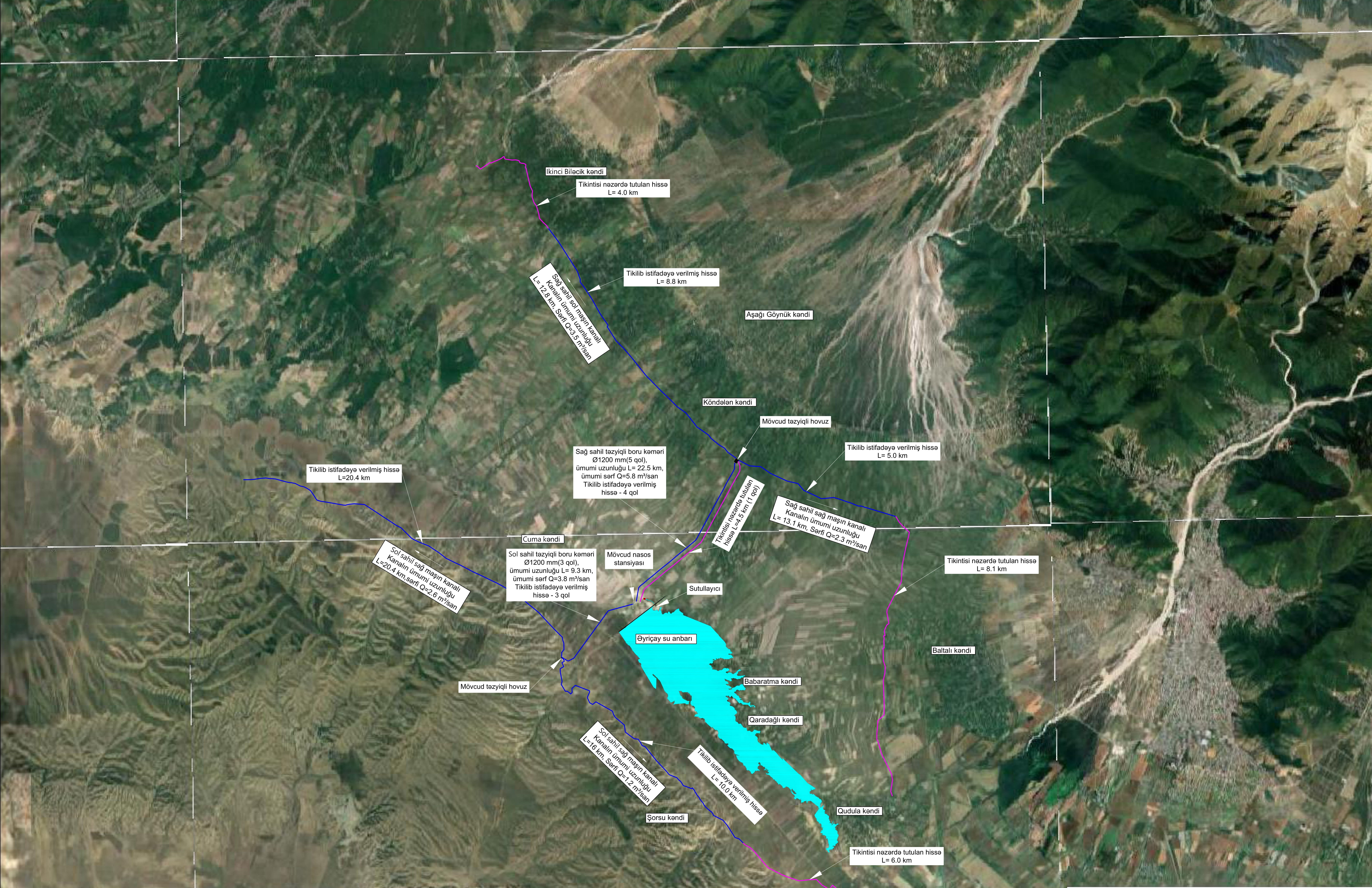 Engineering design of the Ayrichay Reservoir